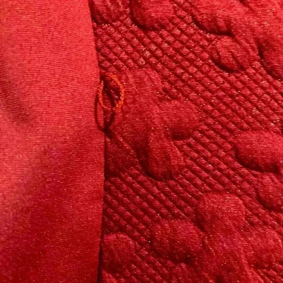 Blush by us Angels Girl’s Mini Dress Maroon Glitter Fabric Sz. 16 (No Belt) - Picture 3 of 10